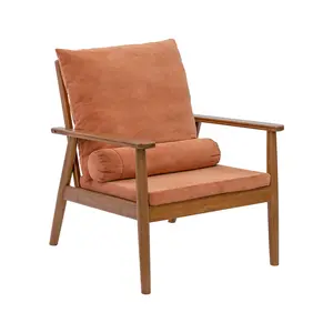 AiLiKEA PLANT HOT SALE OEM&ODM CUSTOMIZED home living room furniture leisure fabric chair with solid frame of Bamboo