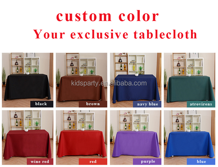 Christmas New Year Disposable Plastic Tablecloth Elegant Desktop Decoration for Parties ...
