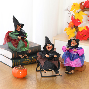 Nouvelle Poupée d'horreur de la <span class=keywords><strong>Chambre</strong></span> <span class=keywords><strong>des</strong></span> <span class=keywords><strong>Secrets</strong></span> pour Halloween, Sorcière qui frappe, Accessoire décoratif pour maison hantée, en plastique, à piles - Product Image 5