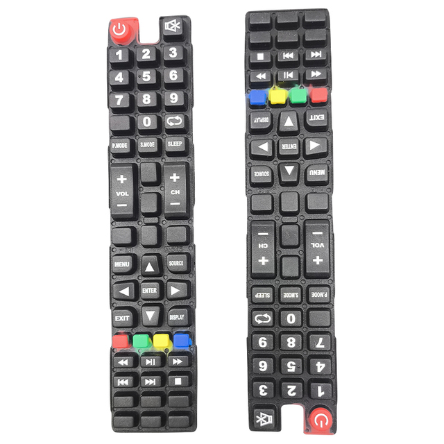 Silicone Keypad with Soft Touch Silent & Tactile Buttons for Remote Controls Microwave Ovens & Smart Home Devices Rubber Product