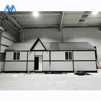 Maisons triangulaires, maisons modulaires à bas prix, maison pliable avec cuisine et salle de bain, petite maison préfabriquée en conteneur noir