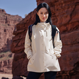 PELLIOT Outdoor Windproof Women <strong>Jacket</strong> Waterproof Hiking <strong>Jacket</strong> Fashion Casual Single <strong>Later</strong> Mountaineering Ladies - Product Image 2