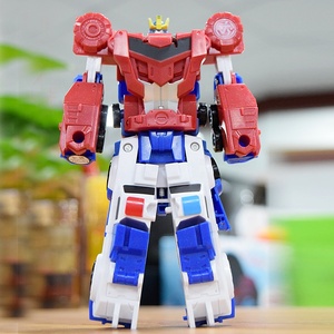 Vente en gros deux-en-un Mecha Boy Toy Combinaison de collision magnétique Transformer le modèle de robot avec fonction de lumière en plastique - Product Image 3