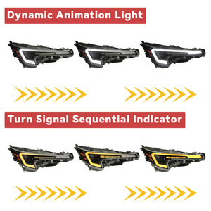 Faro Delantero LED DK Motion con Función Dinámica para <span class=keywords><strong>Toyota</strong></span> GR <span class=keywords><strong>Corolla</strong></span> 2019 2020 2021 2022 2023 2024 2025, Conjunto de Faros LED - Product Image 2