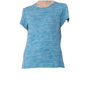 Camiseta Deportiva Premium para Mujer, Corte Ajustado, Logotipo Bordado, Detalle de Botones, Ligera, Transpirable y de Secado Rápido - Product Image 1