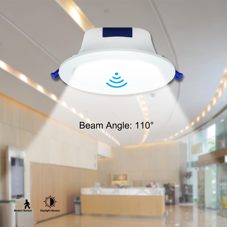 Smart Motion Sensor Led Downlights Spotlight Dimming Recessed Ceiling Energy Efficient Indoor Lighting System Supplier