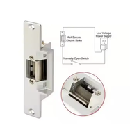 Serrure de porte électrique, gâche électronique pour système de contrôle d'accès, sécurité en cas de panne, acier inoxydable, 12V NO NC, serrures de porte