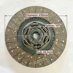 Disque d'<span class=keywords><strong>embrayage</strong></span> pour camion 430 mm, matériau de friction haute qualité, moyeu en acier forgé, garantie 12 mois pour Mercedes-Benz - Product Image 2