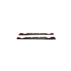 Jupes latérales en fibre de carbone avec garniture rouge pour pare-chocs de voitures <span class=keywords><strong>Mercedes</strong></span>-Benz <span class=keywords><strong>Classe</strong></span> <span class=keywords><strong>A</strong></span> W176 <span class=keywords><strong>2018</strong></span> et <span class=keywords><strong>Classe</strong></span> CLA C117 Sport AMG - Product Image 5
