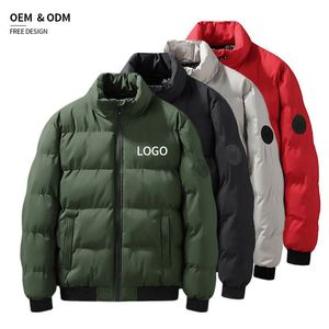 Vestes d'hiver personnalisées avec logo imprimé, manteaux matelassés chauds en gros, vestes décontractées et chaudes pour l'hiver - Product Image 2