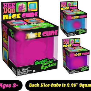 En stock Schylling Needoh Squishy Cube Jouet à presser en TPR pour la relaxation et le soulagement du stress Needoh Cube - Product Image 6