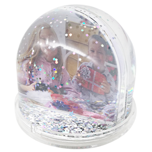 Di medie dimensioni personalizzato Albert Einstein acrilico globo di neve in resina Souvenir Snowglobe con immagine - Product Image 5