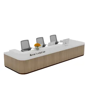 Modern U-Shaped Nursing Station Hospital Reception Furniture And Equipment With Nurse Station Design