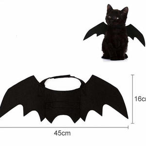 Leuk dierenkostuum vleermuisvleugels voor kleine honden & katten Halloween-kostuum - effen kleur modern design cosplay stijl comfortabele pasvorm - Product Image 6