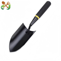 Kit d'outils de jardinage robuste en acier au carbone avec poignée en éponge antidérapante, comprenant un manche à main, un râteau, une houe et une pelle à plantes, Corée