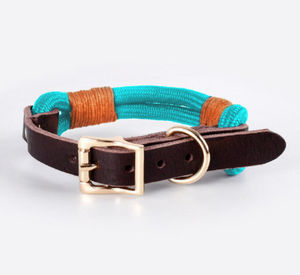 Laisse en cuir végétalien réglable pour chien, collier de luxe, 2024 pour petits, moyens et grands chiens - Product Image 4