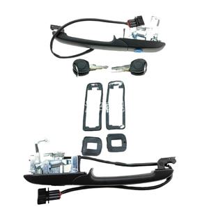 Poignées de porte de voiture VW 3A0837207 en plastique avec clés et garniture pour remplacement et réparation - Product Image 1