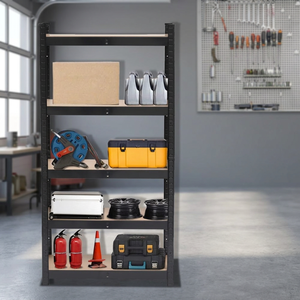 Adjustable and durable metal <b>shelves</b> supermarket stacking <b>racks</b> and <b>shelves</b> suitable for home warehouse storage display <b>racks</b> - Product Image 5