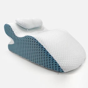 Premium memória espuma travesseiro para casais suporte ergonômico leitura íntimo bem-estar multi posição quarto conforto certificado núcleo - Product Image 1