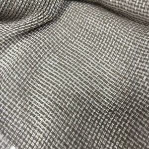Tissu transparent de rideau ignifuge d'hôtel de style de tissage creux grossier et fou - Product Image 3