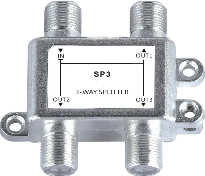 Одноточечный трехмощный разделитель приемник усилитель сигнала верхней панели 3 делитель мощности имперский разделитель спутникового ТВ