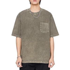 เสื้อยืดผู้ชายโอเวอร์ไซส์285gsm ซักได้คุณภาพสูงปรับแต่งได้ - Product Image 1