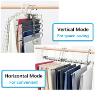 Organiseur de rangement multifonctionnel, cintres magiques pour pantalons, pour gagner de la place