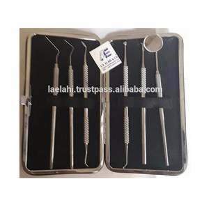 KIT D'HYGIÈNE DENTAIRE 2026 EN PROMOTION – Ensemble de 4 pièces avec miroir grossissant et cadre en acier, type mallette - Product Image 3