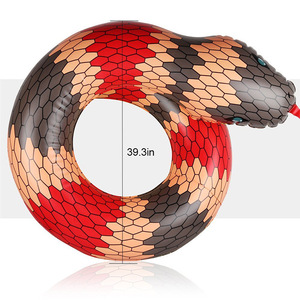 Flotador Inflable con Forma de Serpiente de 100 cm, Diseño Novedoso para Niños, Juego Acuático - Product Image 4