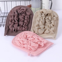 Gants de douche en maille personnalisés pour le corps avec logo