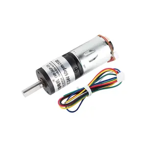 CHP-24GP-370ABHL DC12V 24V 24Mm Peredam Planet Plus Motor Listrik dengan Encoder 11PPR