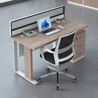 Bureau de direction blanc en promotion, design moderne et épuré, plateau en bois extensible, mobilier de bureau commercial, table pour 2/4/6 personnes