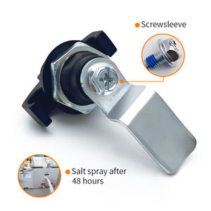 Cerradura de Gabinete Industrial MS714-3 de Aleación de Zinc, Cerradura de Llave de Cuarto de Vuelta, Pestillo de Leva, Tipo Cerrado, Antirrobo, con Llave de Giro LJZ - Product Image 5