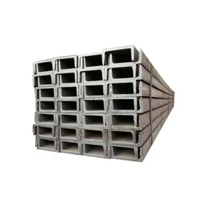 Acciaio al carbonio U ferro fascio 100x50x6 canale in acciaio C Purlins profilo acciaio canale per la costruzione