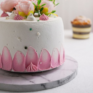 6 8 10 12 14 Inch Wholesale Price High Quality White Marble Corrugated <b>Board</b> <b>Cake</b> Drum <b>Board</b> - Product Image 6