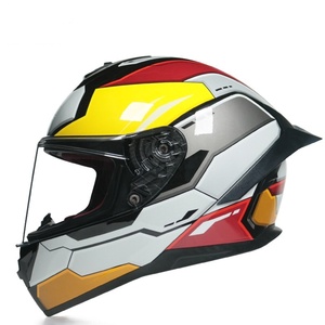 Juga [2025 kualitas tinggi DOT helm sertifikasi ABS helm wajah penuh LOGO disesuaikan lensa dilapisi helm sepeda motor - Product Image 3