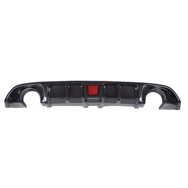 Infiniti Q60/Q60S Carbon Fiber Rear Bumper Diffuser with LED Light Automotive Parts New Condition Spoiler Lip