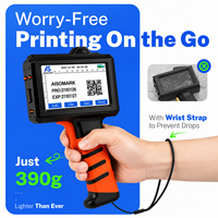 Imprimante jet d'encre manuelle portable AISOMARK pour le codage de la date de péremption, l'impression de codes QR, de codes-barres et de logos - Compatible Flex et Egg
