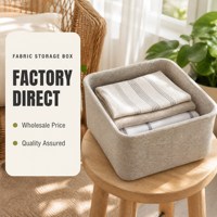 Boîte de rangement en feutre extra épais, bac de rangement non tissé pour chambre et placard