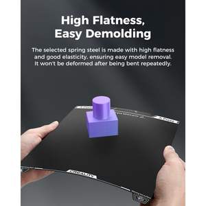Placa de Construcción de Acero Creality K1 SE/K1C de 235x235 mm con Superficie de Resina Epoxi, Magnética y Flexible para Impresora 3D - Product Image 6