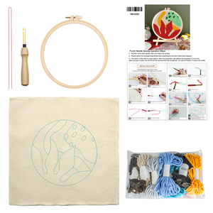 <span class=keywords><strong>Maple</strong></span> Leaf Punch kim Kit DIY người mới bắt đầu Kit thêu kit kim thủ công tay đấm kim nhà máy Cross Stitch - Product Image 5