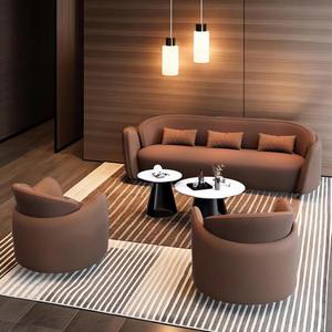 Conjunto de Sofás de Recepción de Lujo, Como se Conoce, para Hoteles y Oficinas, Estructura de Armazón Resistente, Silla Individual con Mesa - Product Image 1