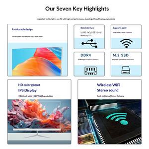 Pantalla LED Grande <span class=keywords><strong>de</strong></span> 23.8/27 Pulgadas I5 <span class=keywords><strong>de</strong></span> Doble Frecuencia para <span class=keywords><strong>Computadora</strong></span> Todo en Uno, Oficina en Casa, Aprendizaje - Product Image 2