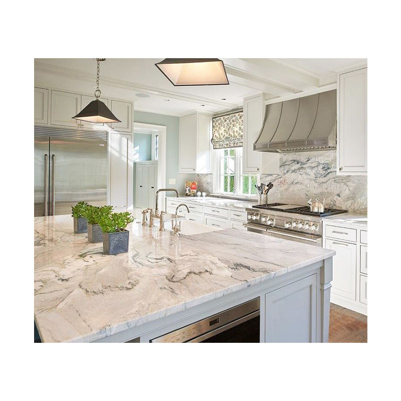 Brazilian Macaubas Fantasy Quartzite - Natural White Countertops for ...