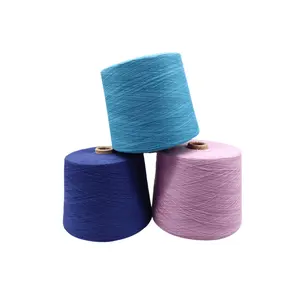 Fil de coton Polyester 70/30 TC 32S couleur mélangée fil à tricoter fil de bonneterie