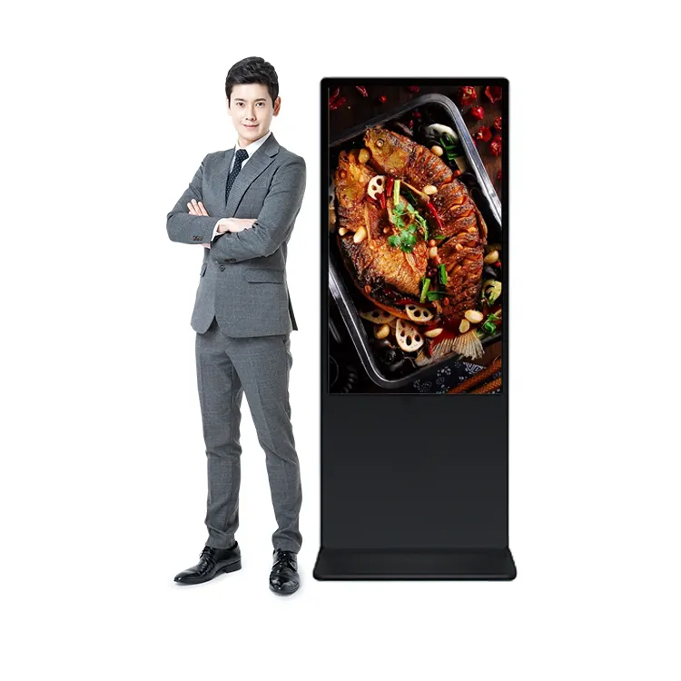 55 inch advertising LCD touch screen digital signage ad display kiosk HD LCD Advertising machine