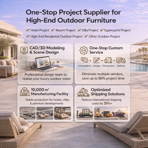 Conjunto de Comedor <span class=keywords><strong>para</strong></span> Exteriores de Hotel, Mesa y Sillas de <span class=keywords><strong>Patio</strong></span> con Estructura de Aluminio, Mesas y Sillas <span class=keywords><strong>para</strong></span> Restaurantes al Aire Libre <span class=keywords><strong>para</strong></span> Proyectos Turísticos - Product Image 6