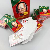Boîte en papier personnalisée en gros pour cartes de poker, format Jumbo Index, 310 g/m², enduite d'huile écologique, lisse, à rebond optimal, pour bars, pubs et divertissements familiaux