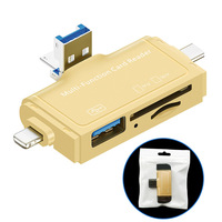 Многофункциональный кард-ридер USB 3.0 7-в-1 с поддержкой SD/TF/CF/XD/MS и быстрой скоростью чтения карт памяти до 5 Гбит/с