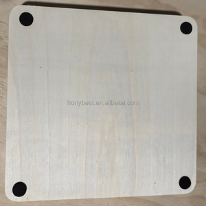 Espositore da Tavolo in <span class=keywords><strong>Legno</strong></span> Naturale a 9 Scomparti, Organizzatore in Compensato per Bottiglie di Olio, Rossetti, Lucidalabbra, Fiere - Product Image 4